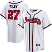 Women's Atlanta Braves Austin Riley Majestic White 2019 Postseason Official  Cool Base Player Jersey