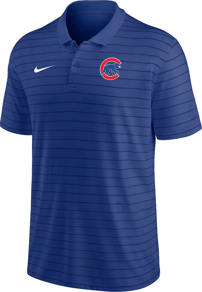 Nike Men's Chicago Cubs Blue Authentic Collection Victory Polo T-Shirt