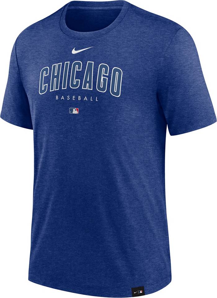 Chicago Cubs Square Off Long Sleeve T-Shirt - Mens