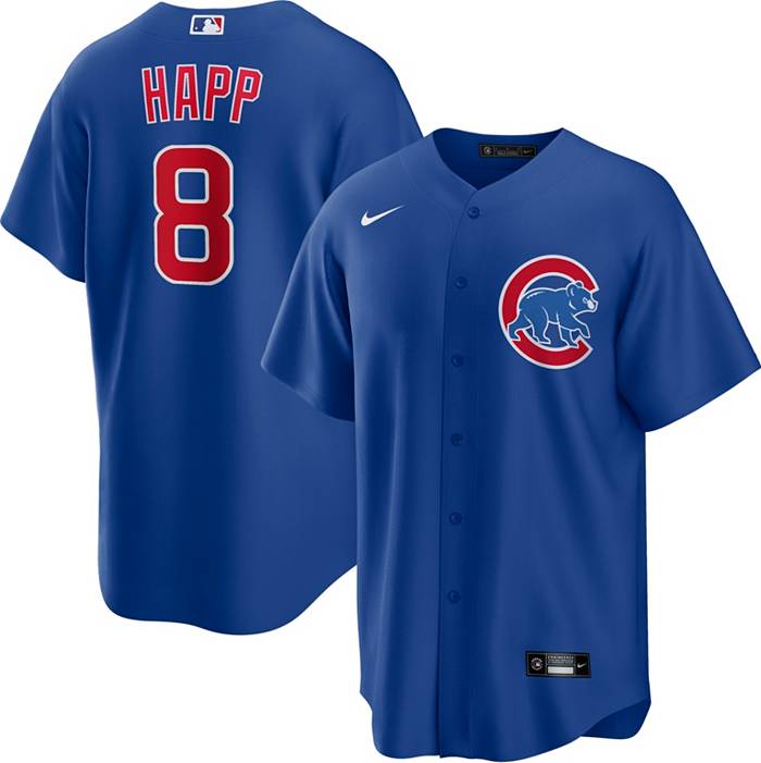 Chicago Cubs #8 Ian Happ Mlb Golden Brandedition White Jersey Gift For Cubs  Fans - Bluefink