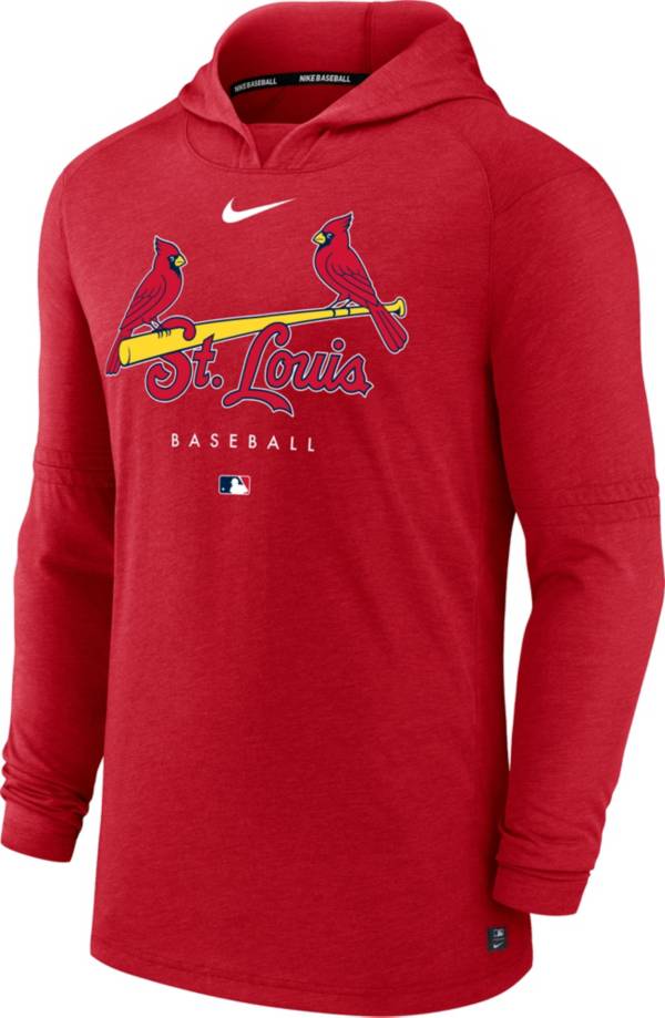 Nike Men's St. Louis Cardinals Red Authentic Collection Dri-FIT Hoodie