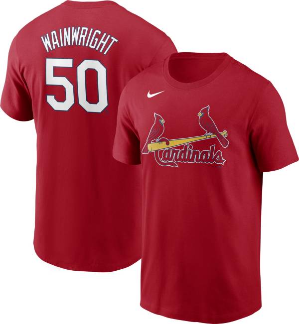 Adam Wainwright Baseball Tee Shirt, St. Louis Baseball Men's Baseball T- Shirt