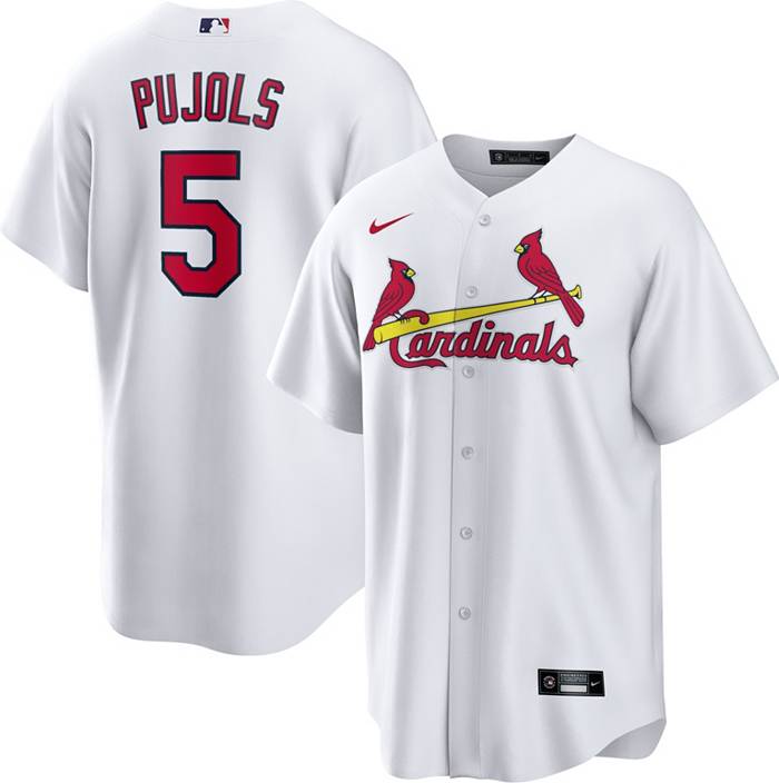 Nike Men's St. Louis Cardinals Albert Pujols #5 White Cool Base