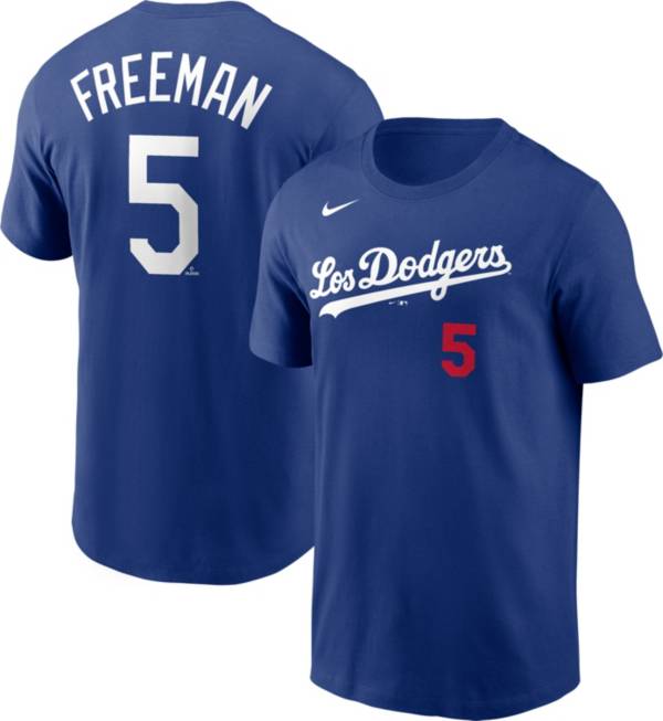 Buy Nike Men's MLB LA Dodgers Practice Tee Shirt Royal Size Small at