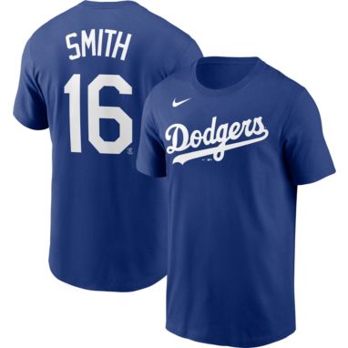 sorry, Nike Men's Los Angeles Dodgers Will Smith #16 Blue T-Shirt is currently out of stock