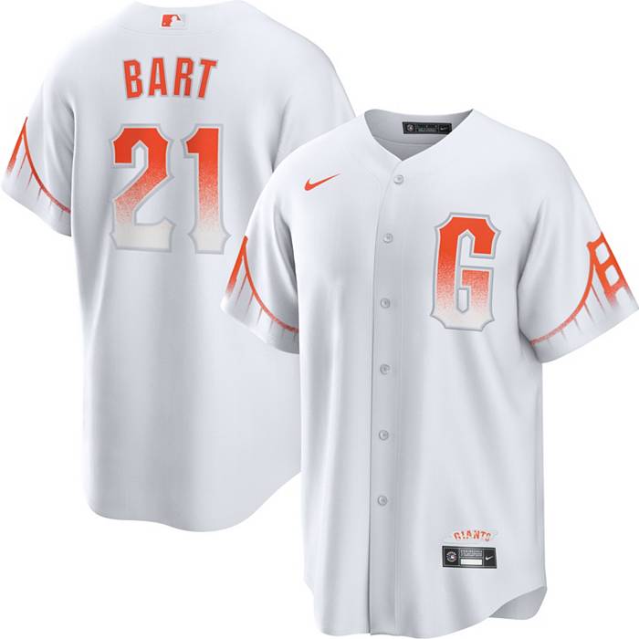 Giants Official 2021 MLB Jersey in Black/Orange