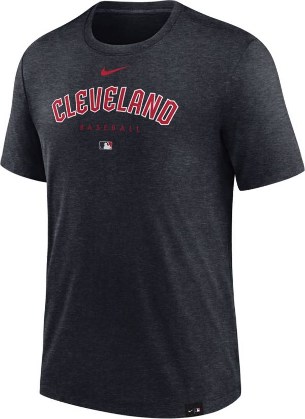 Nike Men's Cleveland Guardians Navy Authentic Collection Early Work Performance T-Shirt product image