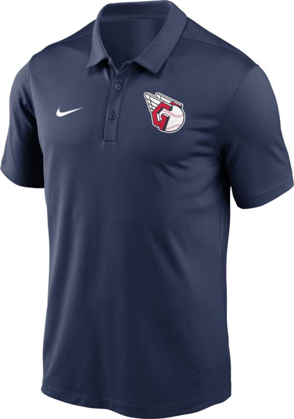 Nike Men's Cleveland Guardians Navy Logo Franchise Polo T-Shirt product image