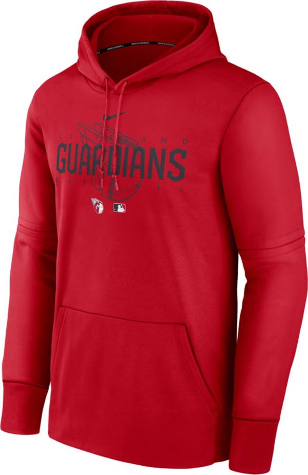 Nike Men's Cleveland Guardians Red Authentic Collection Therma-FIT Hoodie product image