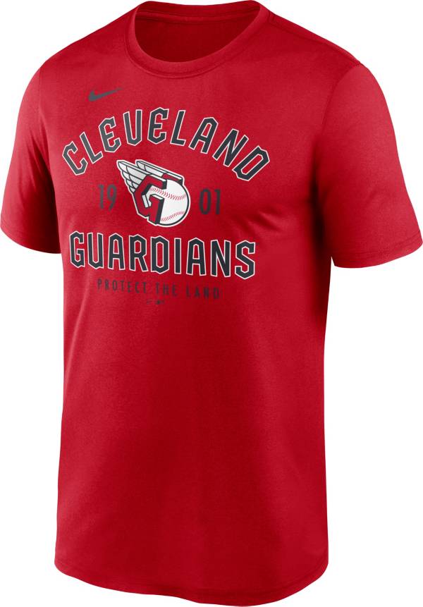 MLB Men's Cleveland Guardians Red Logo T-Shirt product image
