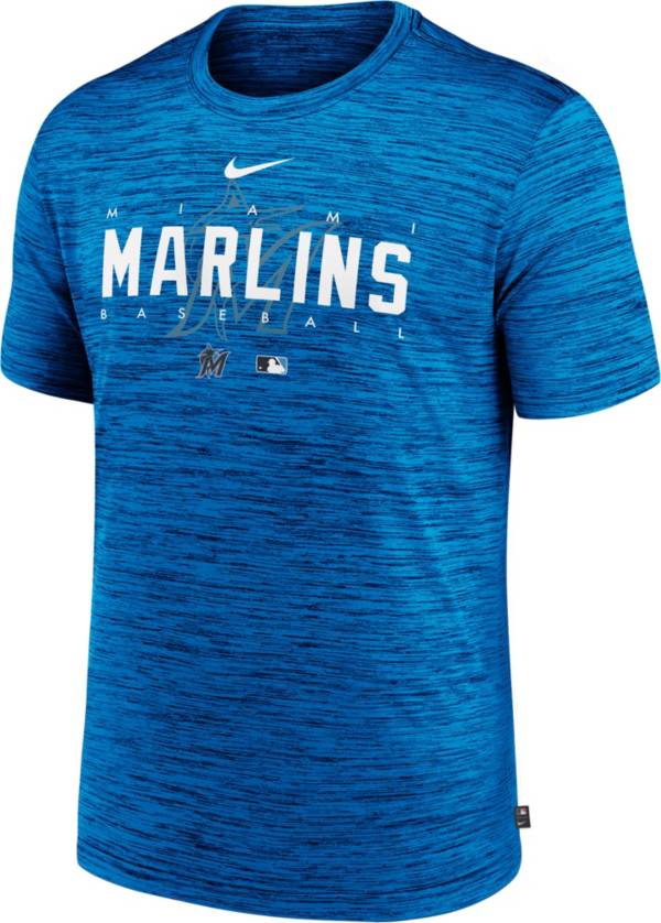 Nike Dri-FIT Game (MLB Miami Marlins) Men's Long-Sleeve T-Shirt
