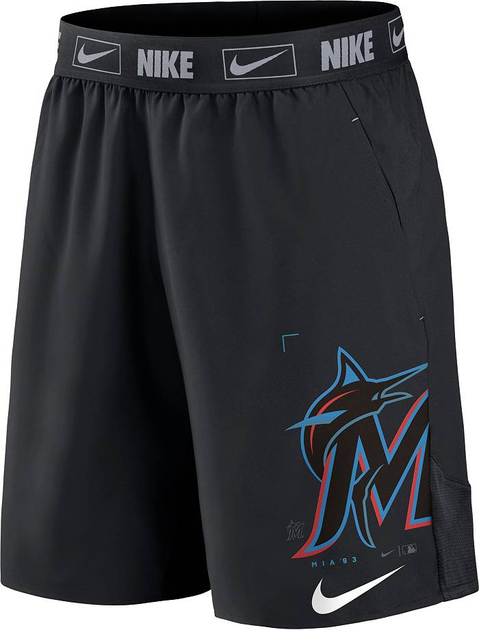 Men's Miami Marlins Nike Black Authentic Collection Training