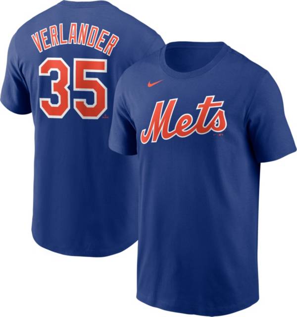 Nike Men's New York Mets Blue Justin Verlander #35 T-Shirt
