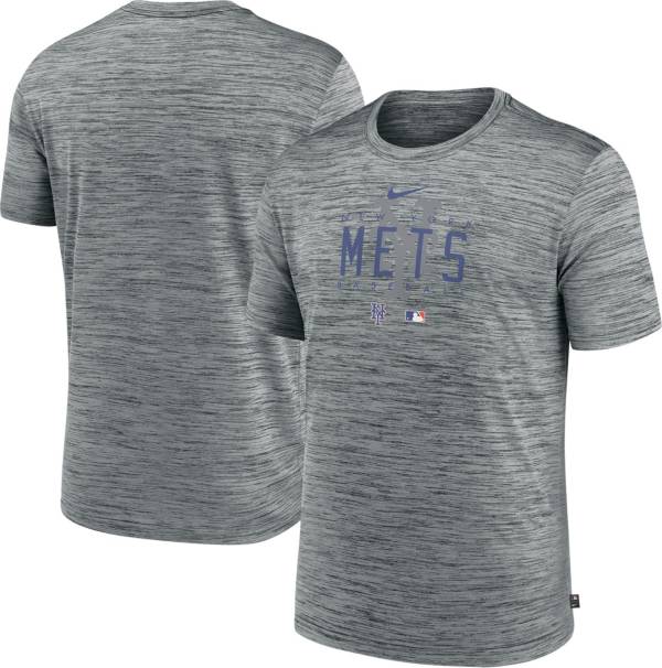 Nike Men's New York Mets Gray Authentic Collection Velocity T-Shirt product image