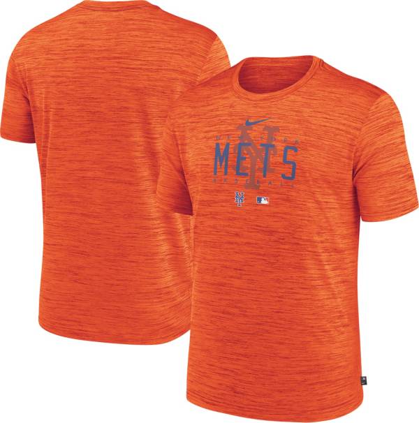 Nike Men's New York Mets Orange Authentic Collection Velocity T-Shirt product image