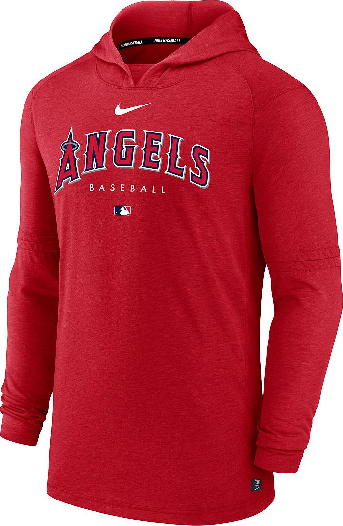 Nike Women's Replica Los Angeles Angels Mike Trout #27 Cool Base Red Jersey