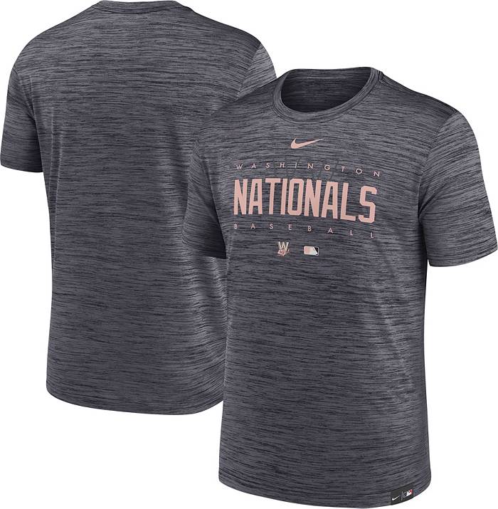 Washington Nationals Nike Authentic Collection City Connect Velocity  T-Shirt MLB