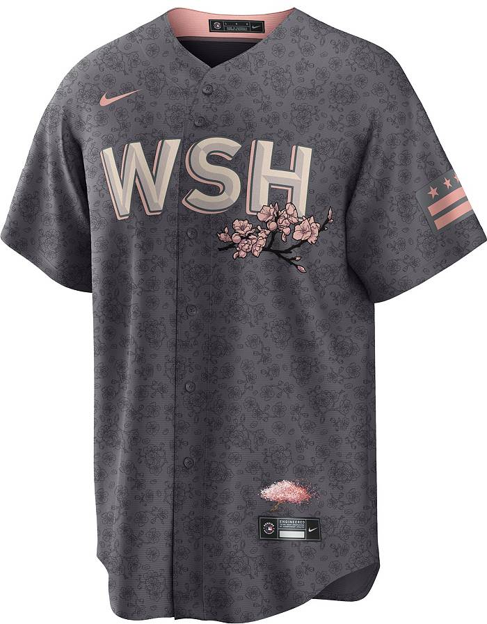 Washington Nationals MLB Mens Floral Button Up Shirt