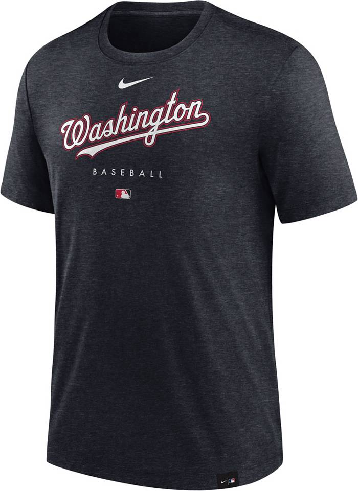 Nike Men's Washington Nationals Navy Authentic Collection Early Work  Performance T-Shirt