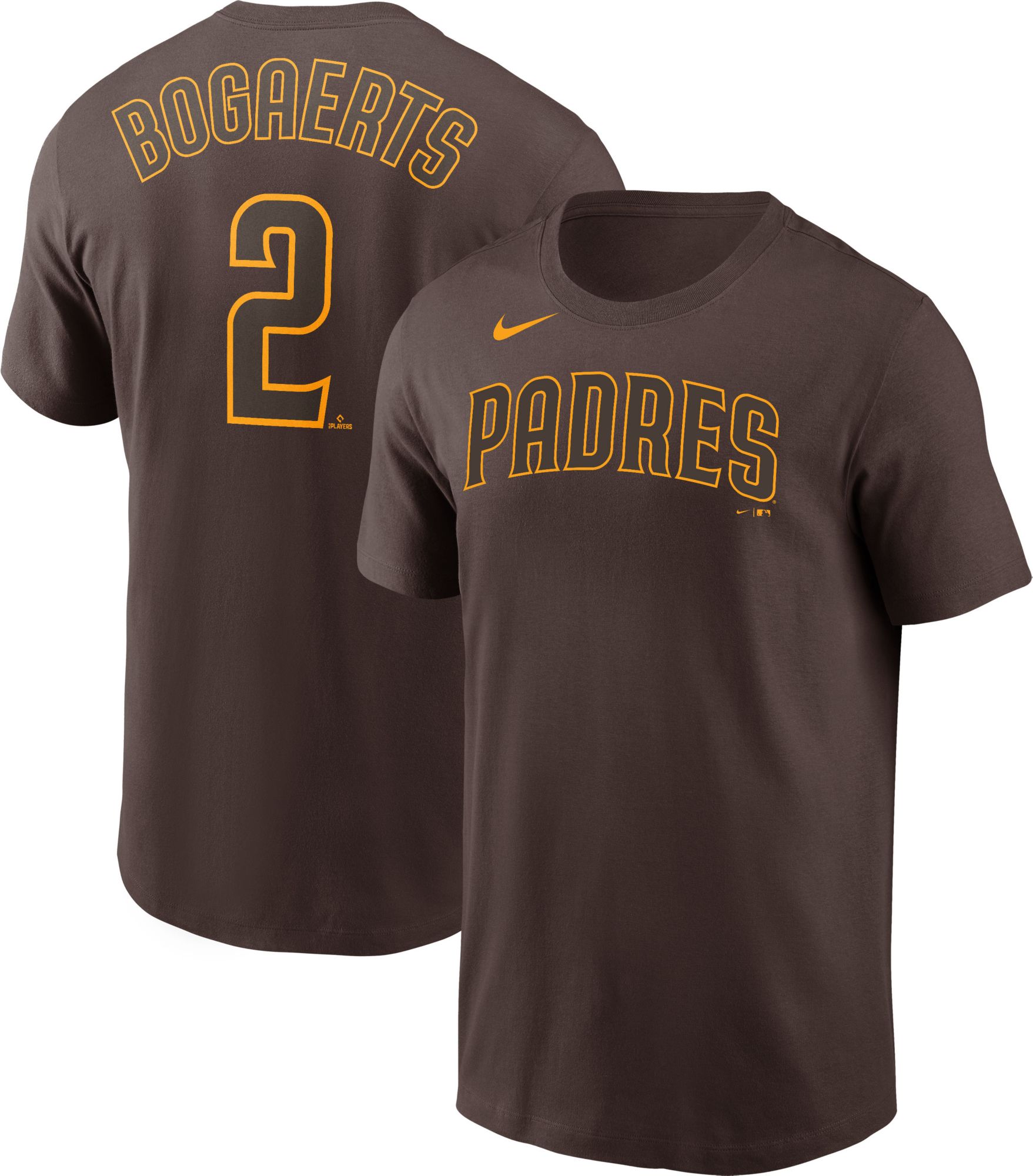 Nike Men's San Diego Padres Xander Bogaerts #2 Brown T-Shirt | Dick's ...