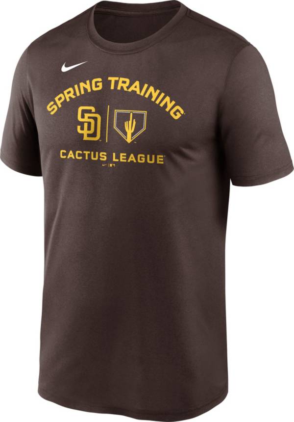 Nike Men's San Diego Padres Dark Cinder 2023 Spring Training Legend T-Shirt product image