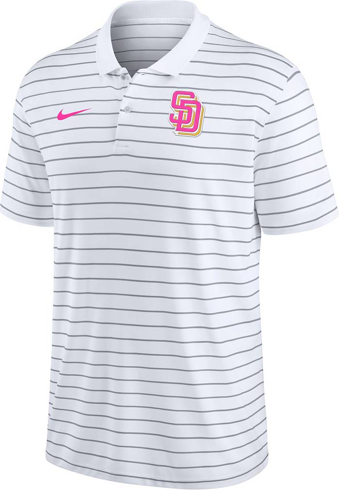 Nike Men's White San Diego Padres City Connect Logo T-shirt