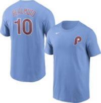 Men's Miami Marlins JT Realmuto Fanatics Branded Blue Name & Number T-shirt
