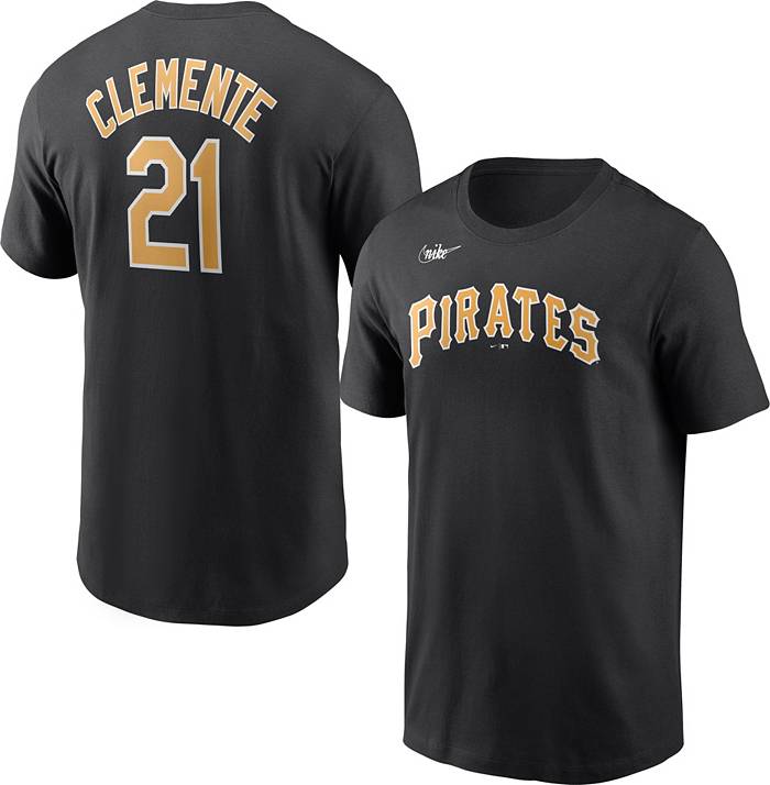 MLB Pittsburgh Pirates (Roberto Clemente) Men's Cooperstown Baseball Jersey.