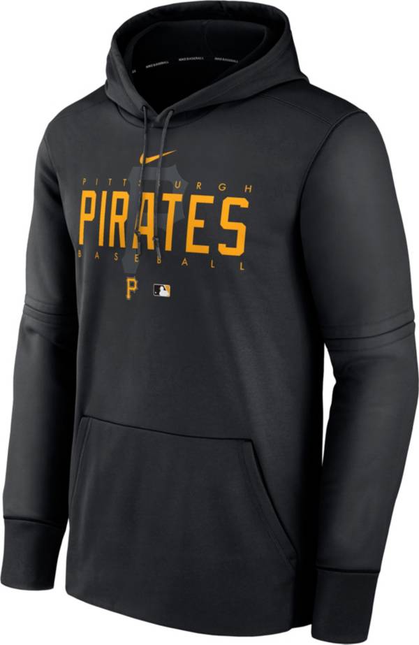 Nike Pittsburgh Pirates Mens Black Authentic Therma Hood