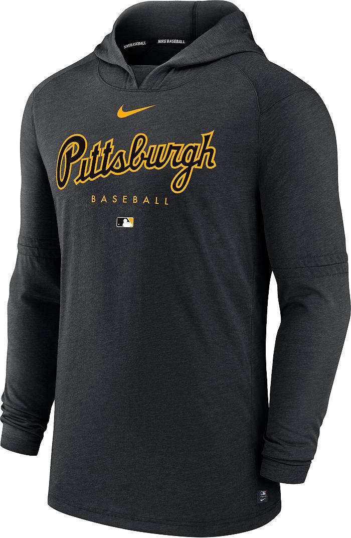 Nike Men's Pittsburgh Pirates Black Authentic Collection Dri-FIT Hoodie