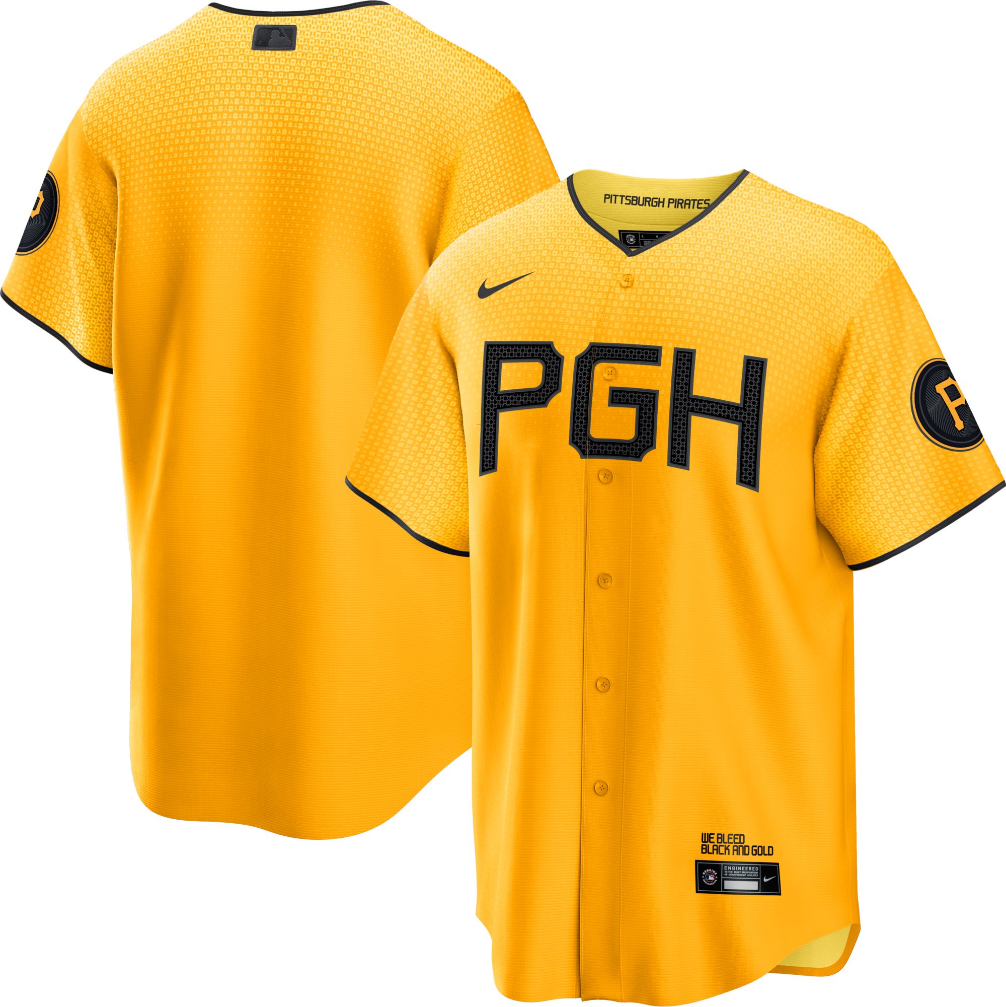 Nike Men's Pittsburgh Pirates City Connect Blank Jersey product image