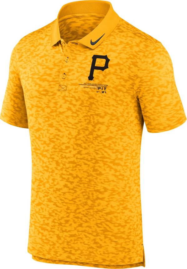 Nike Men's Pittsburgh Pirates Yellow Next Level Polo product image
