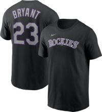 Nike Women's Colorado Rockies Kris Bryant #23 White Home Cool Base Jersey