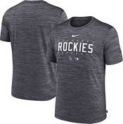 Nike Men's Colorado Rockies Black Authentic Collection Velocity T-Shirt