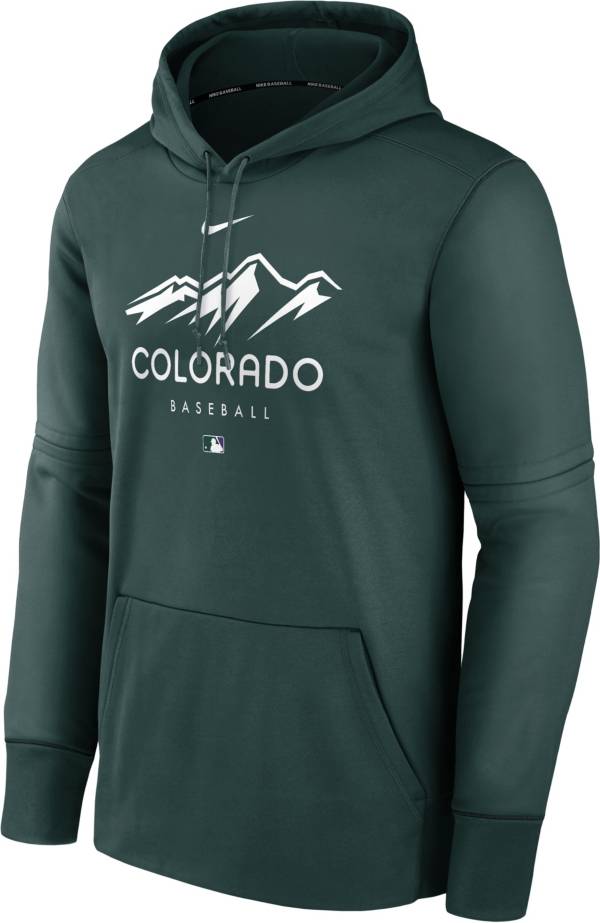 Nike Men's Colorado Rockies Green Authentic Collection 2023 City Connect  Pregame Hoodie