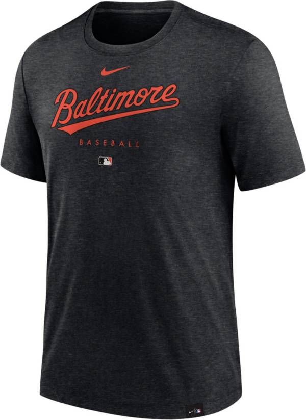 Nike Men's Baltimore Orioles Black Authentic Collection Early Work Performance T-Shirt product image