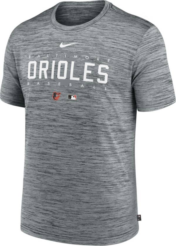 Nike Men's Baltimore Orioles Gray Authentic Collection Velocity T-Shirt product image