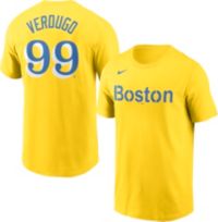 Alex Verdugo Boston Red Sox Women's Red Roster Name & Number T-Shirt 