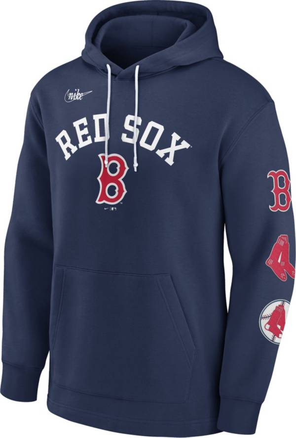 Nike Men's Boston Red Sox Navy Cooperstown Collection Rewind Hoodie product image