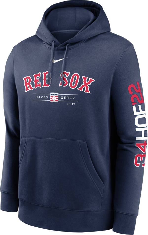 Nike Men's Boston Red Sox 2022 Hall Of Fame Navy ThermaFIT Hoodie