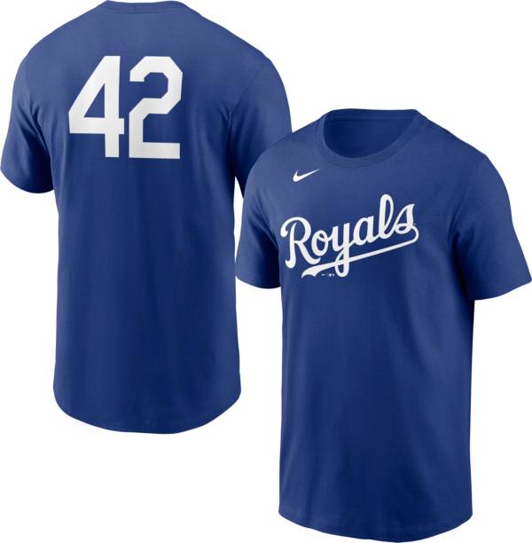 Nike Men's Kansas City Royals Blue Team 42 T-Shirt