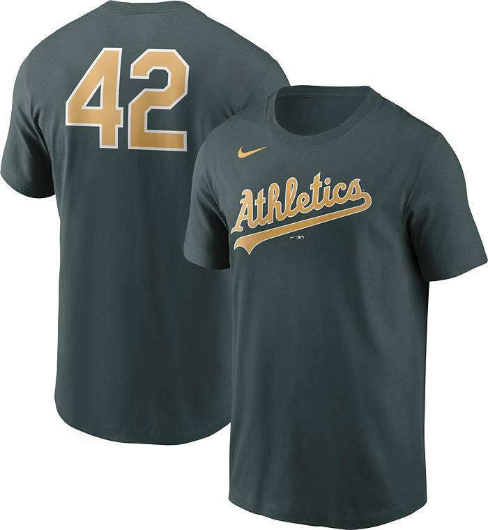 Nike Men's Oakland Athletics Green Team 42 T-Shirt