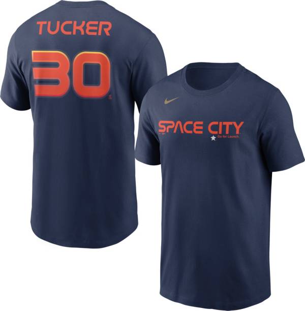 Nike Youth Houston Astros Gold Kyle Tucker Replica Jersey