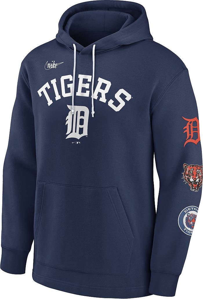 Detroit Tigers Nike Franchise Hoodie - Heathered Gray