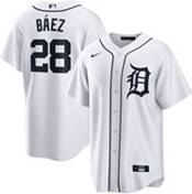 Javier Báez #28 Detroit Tigers Nike MLB Jersey White
