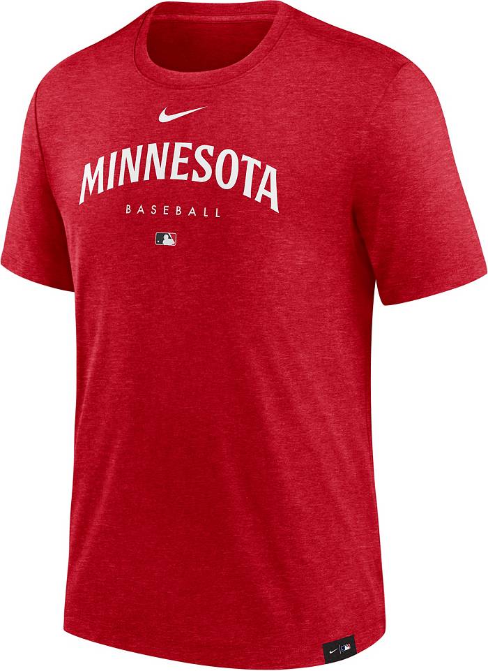 Nike Men's Minnesota Twins Authentic Collection Early Work Performance T- Shirt