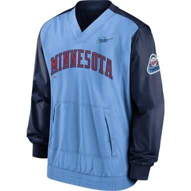 sorry, Nike Men's Minnesota Twins Navy V-Neck Pullover Jacket is currently out of stock