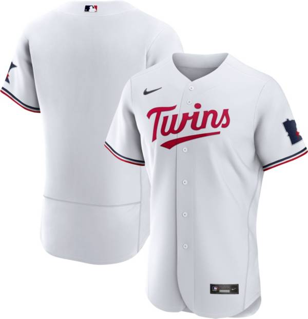 Nike Men's Minnesota Twins White Blank Cool Base Jersey product image
