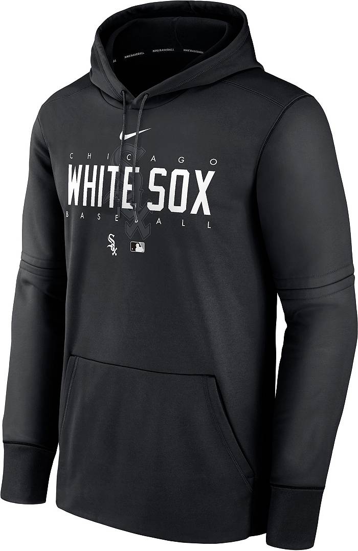 Nike Therma-FIT Chicago White Sox Men's Fleece Hoodie Black NKAQ