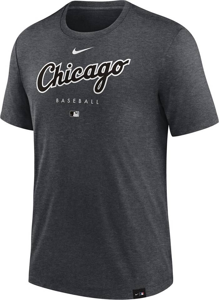 Nike Men's Chicago White Sox Carlton Fisk #27 Navy T-Shirt
